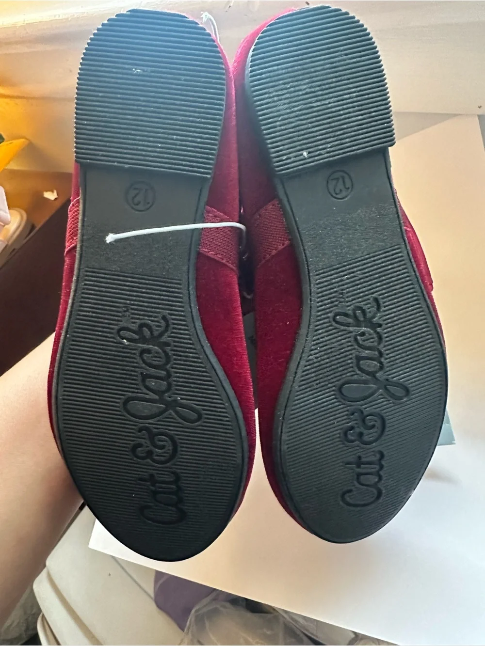 Cat & Jack Burgundy Bow Dress Shoes (Girls)